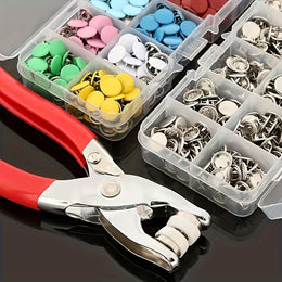 The Problem Solver: Instant Tich Button Press Machine - Professional Snap Button Plier for Clothes & DIY